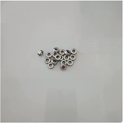 DAHSLNWKN 10Pcs SMR84ZZ CB Air Bearing 4x8x3mm ABEC-7 Stainless Steel Hybrid Ceramic Bearing Dry Ocean Fishing Reels MR84