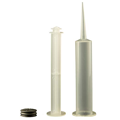 Jensen Global JG10MT-20 10 cc Tapered Tip Manual Syringe Box of 20