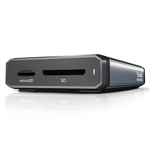 SanDisk Professional PRO-Reader SD and microSD - High Performance Card Reader for SD and MicroSD Cards, USB 3.2 Gen 1 - SDPR5A8-0000-GBAND