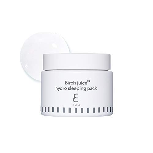 ENATURE Birch Juice Hydro Sleeping Pack 75g/2.6 oz, Moist skin all nightcream, Animal ingredients free, Paraben-free