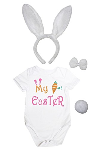 Body bébé fille blanc en coton de 0 à 24 mois taille M