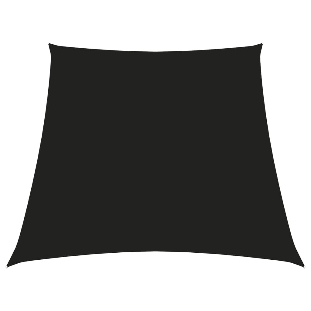 Grand parasol de jardin noir en tissu Oxford 3x4m pour terrasse et pelouse extérieure