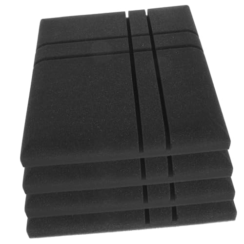 LIFKOME 4pcs Paneles Acústicos Ignífugos para Aislamiento Sonoro Almohadillas Autoadhesivas Absorbentes de Sonido para Estudios Ktv y Dormitorios miniatura 1