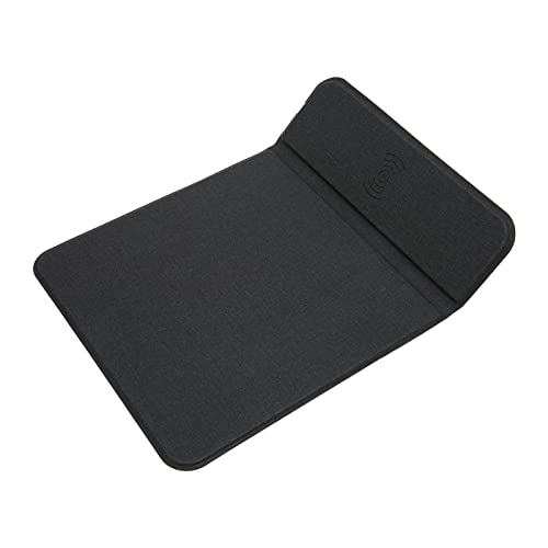 Tapis de souris avec chargeur rapide 15W et surface ergonomique noire