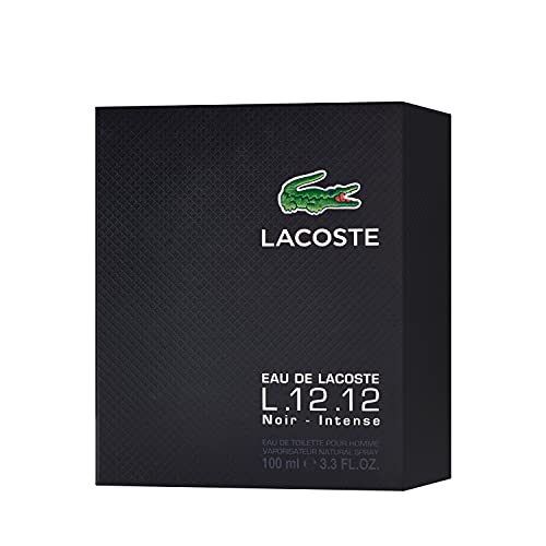 Lacoste L12.12 Noir Masculino Eau De Toilette 100Ml,