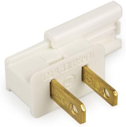 Pro Christmas Male Vampire Plug - Bag of 50 Slide-On Gilbert Plugs for Custom Cut Holiday & Christmas Lights or Extension Cords - Fits 18/2 Zip Cord - Green