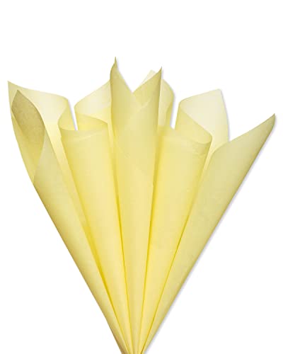 Image of Papyrus 8 Sheet Yellow Tissue Paper for Gifts, Decorations, Crafts, DIY and More