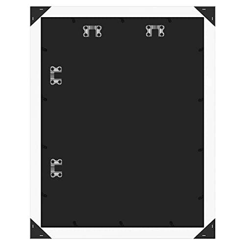 Americanflat 18X24 Poster Frame In White - Composite Wood With Polished Plexiglass - Horizontal And Vertical Formats For Wall With Included Hanging Hardware #TOP5