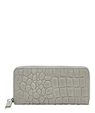 Obermaterial: Leder Liebeskind Berlin Damen waxy croco gigi Purse L, Titan, Large (HxBxT 9.5cm x 19cm 2cm) EU