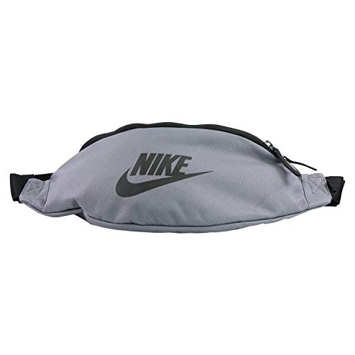 NIKE Bolsa unissex para adultos Heritage Hip Pack, Gunsmoke/Preto/Preto, Diversos