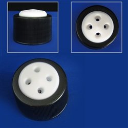 4-Port Cap/Filling Cap for Glass Bottles, GL38, Complete Kit