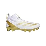 adidas Mens Adizero Impact Football Sneakers Shoes - White - Size 12.5 M