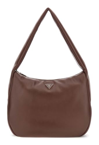 Sac à épaule GUESS Sunetra Large Hobo Bag en marron foncé espresso pour femme