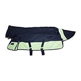 【Chaleur】Épaisse et rembourrée, la couverture d'extérieur pour chevaux offre une isolation optimale pour protéger votre poney du froid et des températures glaciales durant les mois d'hiver.