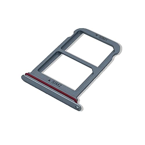 Eonpam Original DUAL SIM Card Slot Tray Holder Replacement for (Huawei P20 Pro) Incl SIM Pin (Blue)