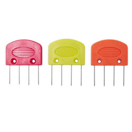 Niugrecf KNIT001 20Pcs/Set Colorful Knit Blocking Pins Kit, Knitting Blocks Combs For Blocking Knitting, Crochet, Lace Or Needlework Projects, Use With Blocking Mats For Knitting Pads thumb #3