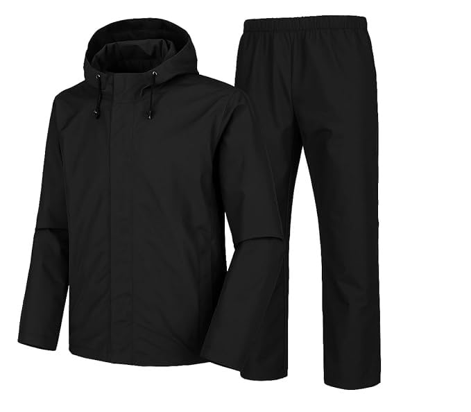 4v1 Waterproof Raincoat for Men | Lightweight & Durable Rain Jacket with Hood | Windproof & Breathable | Travel-Friendly, Bike & Motorcycle Use | Full-Length Protection-picture-31