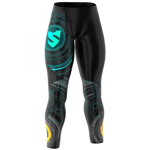 SMMASH Legging Homme Pantalon Jogging Sport Running en Matériau Antibactérien