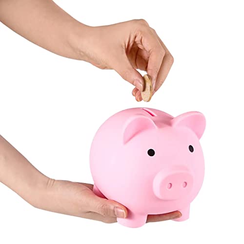 Piggy bank, money banks,small change piggy bank, cute accessories,Best gift for your family and friends (Pink) - Image 3