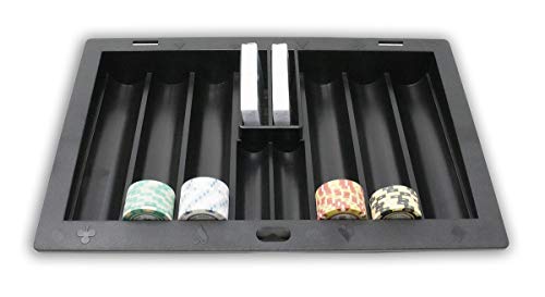 Da Vinci Plastic Poker, Blackjack, Or Other Casino Table Dealer Chip Tray #TOP1