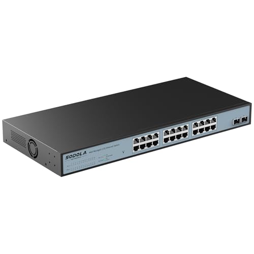 SODOLA 24-Port 2.5G Web Managed