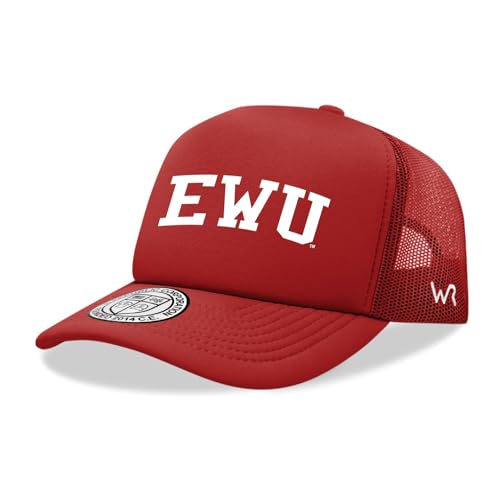 BH Fashion Company Eastern Washington Eagles EWU Trucker Mesh Snapback Game Day Hat Red