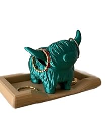 Highland Cow Metallic Green / Regular Beige Plate