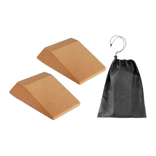Bloques de corcho para sentadillas, set de 2