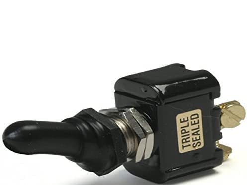 Off/On/Momentary On For Ignition Start 20 Amp Sand Sealed Toggle Switch With Screw Terminals