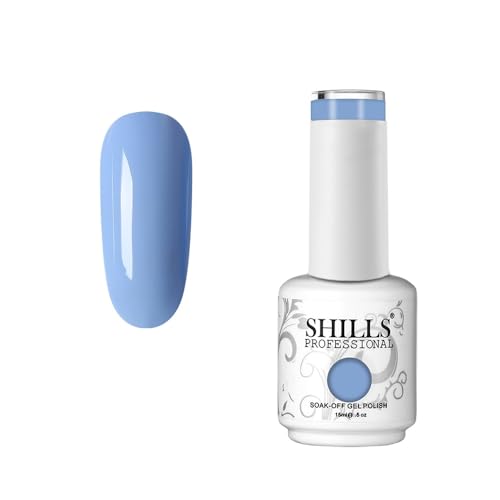 Image of SHILLS PROFESSIONAL Uv /Led Soak Off Glossy Finish Nail Polish Nail Art Nail Polish Color Shade 194, 15 Ml