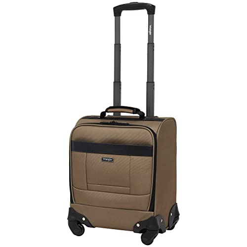 Wrangler 15" Underseat Spinner Carry-On Luggage, Mocha #TOP1