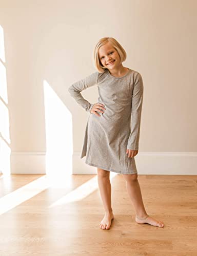 Popinjay Girls Long Sleeve Dress - Best Kids Soft Cotton Dresses For Winter, Fall And School Outfits - Toddler Size 2T - 8 (Watermelon, 8) #TOP2