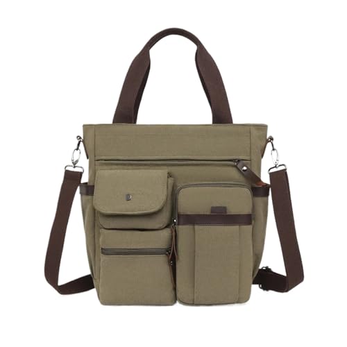 Bolso de lona para hombre SERDAS, la bandolera perfecta para camping y viajes