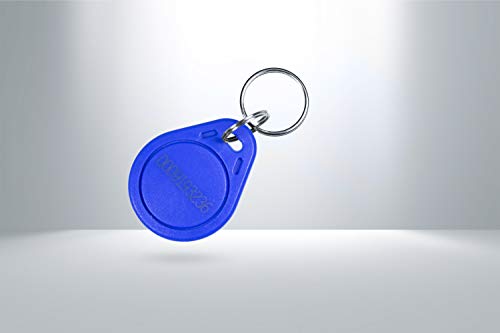 Image of Team Office 125 kHz Proximity RFID Keyfobs - Contactless RFID Keychain Tags for Time Attendance & Access Control (Pk of 10)