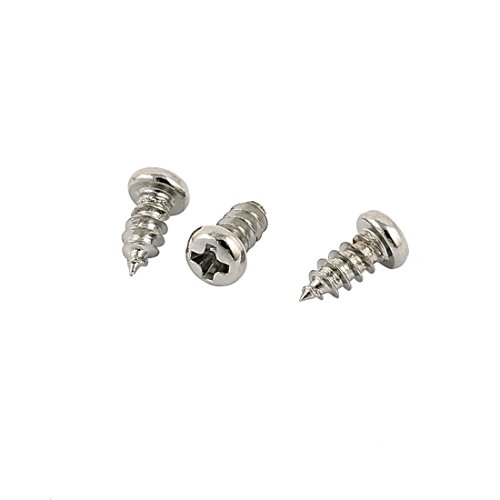 100 tornillos autorroscantes de acero inoxidable M2.5 x 6mm miniatura 2