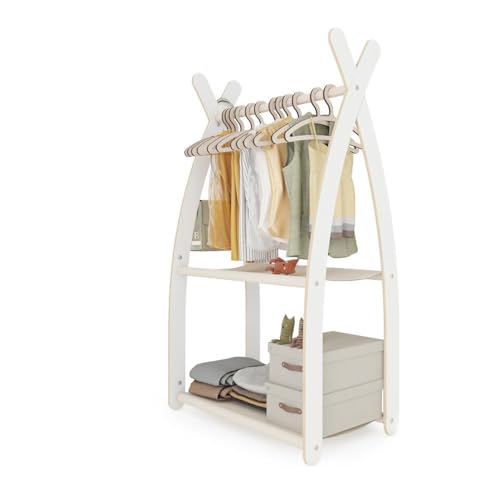MAMOI® Perchero infantil de pie 95x106x32cm / 53x95x32cm
