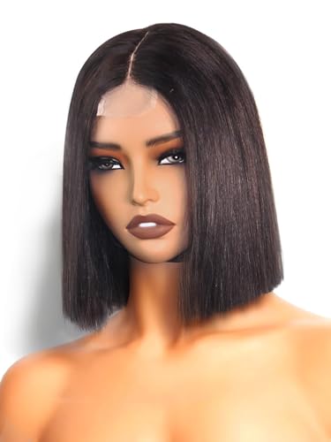 Perruque cheveux humains sans colle pour protéger vos contours avec style