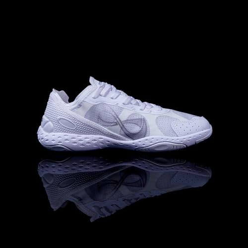 Nfinity Cheer Shoes - Alpha White Sneakers for Women - Lightweight Breathable Shoes for Women - Comfortable Womens Athletic Shoes - Versatile and Flexible Womens Walking Shoes3