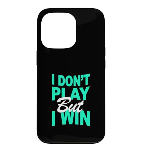 ���C�g�e�B�[�� �A�N�A�J���[ Don't Play Win Teal �A�N�A�O���t�B�b�N �X�}�z�P�[�X iPhone 13 Pro �p