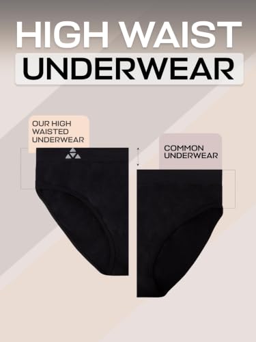 Image of Balanced Tech Moisture Wicking Underwear for Women, Seamless Workout Hipster Brief Bikini Panties