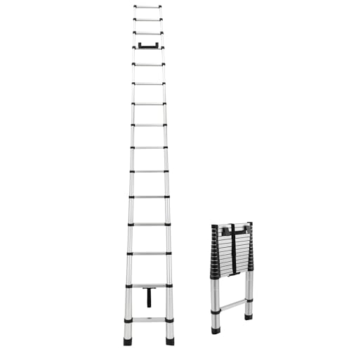 Factory RV 14.5ft Telescoping Ladder – Compatible with Lippert On-The-Go Prepped Units, Compact & Lightweight for Easy Storage