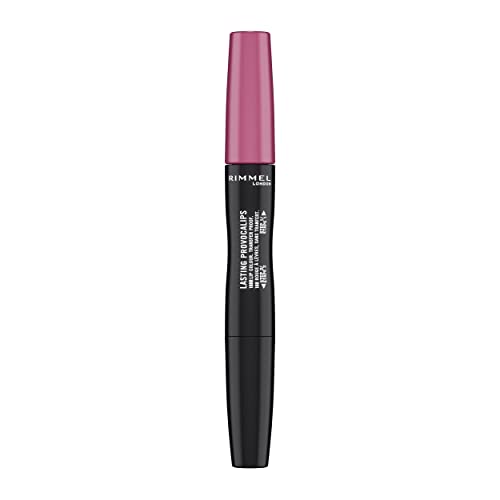 Rimmel London. Lasting Provocalips. Labial fijo. 410 Pinky promise. Paso 1: 2.3mL, Paso2: 1.6g