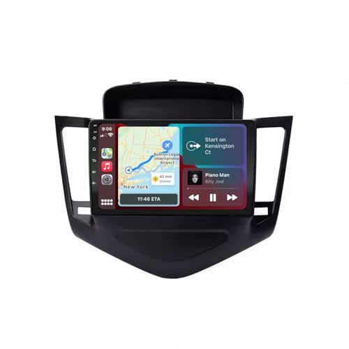 Radio Coche 2 DIN inteligente para Chevrolet Cruze con Bluetooth y Carplay