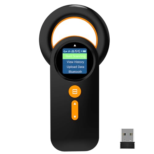 Symcode Animal Microchip Scanner with 1.44IN TFT Display, Bluetooth Wireless Pet Chip Scanner RFID...
