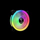 GAMDIAS Aeolus M2 1201 120mm RGB Case Fan for Desktop PC with Controller - High Performance & Quiet Cooling