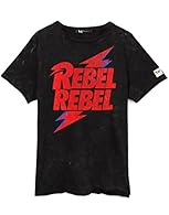 BOWIE BAND T-SHIRT FOR ADULTS - If you love singing along to the Rebel Rebel song then this ladies and men’s band top is perfect for you. UNISEX GLAM ROCK BAND TOP AVAILABLE IN A VARIETY OF SIZES - The unisex clothing comes in a small, medium, large,...