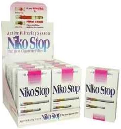 Niko Stop Cigarette Filter 24 Packs, 30 Filters/pk, Total 720 Filters