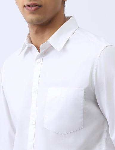 Image of Urbano Fashion Men's Cotton Full Sleeve Regular Fit Casual Solid Shirt