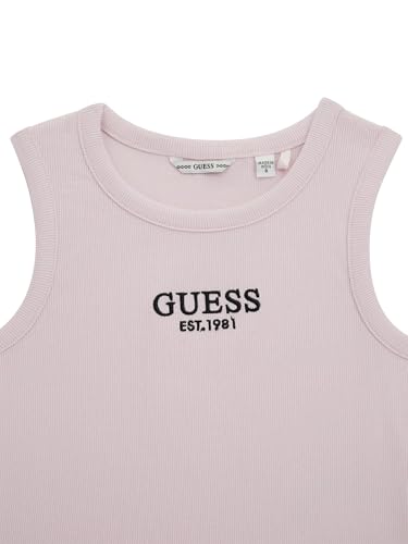 GUESS Girls' Eco Sleeveless Rib Midi T-Shirt3