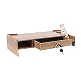 Gain de place : le produit peut être placé sur un dessus de table, ce qui permet d'utiliser au mieux l'espace vertical, d'économiser de l'espace sur le plan de travail et de garder votre bureau plus propre et bien rangé.